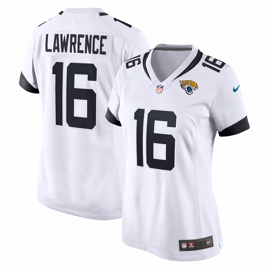 Women's Jacksonville Jaguars Trevor Lawrence Nike White Game Jersey - Jersey