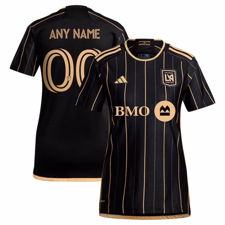 Women's LAFC  adidas Black 2024 Primary Replica Custom Jersey - Jersey