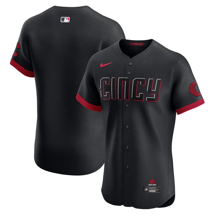 Men's Cincinnati Reds  Nike Black City Connect Elite Jersey - Jersey