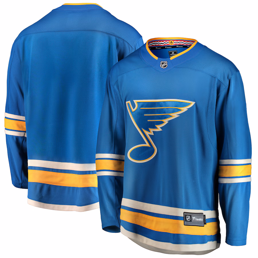Youth St. Louis Blues Fanatics Blue Alternate Breakaway Jersey - Jersey