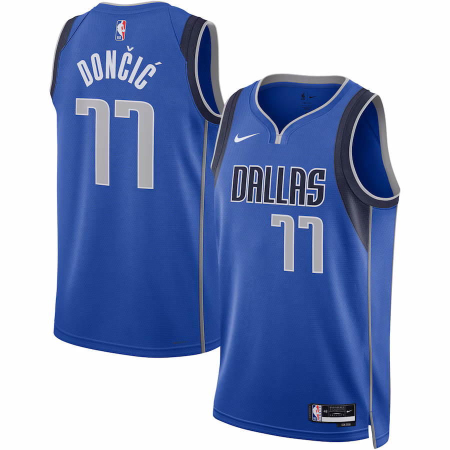 Unisex Dallas Mavericks Luka Dončić Nike Blue Swingman Jersey - Icon Edition - Jersey