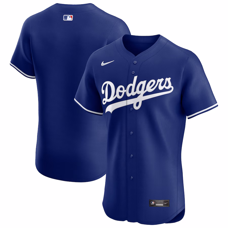 Men's Los Angeles Dodgers Nike Royal Alternate Elite Jersey - Jersey