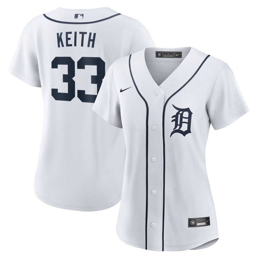 Women's Detroit Tigers Colt Keith Nike White Home Replica Jersey - Jersey