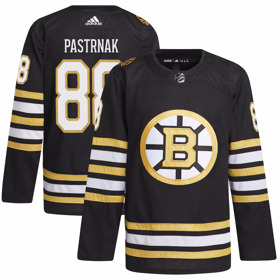 Men's Boston Bruins David Pastrnak adidas Black Alternate Primegreen Authentic Player Jersey - Jersey