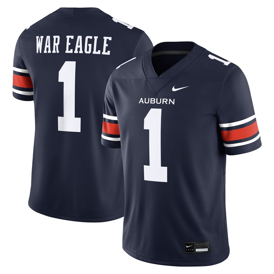 Men's Nike Navy Auburn Tigers Home Football Game Jersey - Jersey