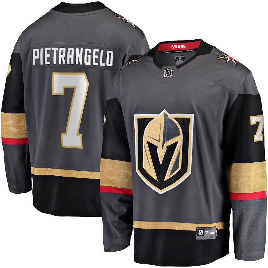 Men's Vegas Golden Knights Alex Pietrangelo Fanatics Black Breakaway Player Jersey - Jersey