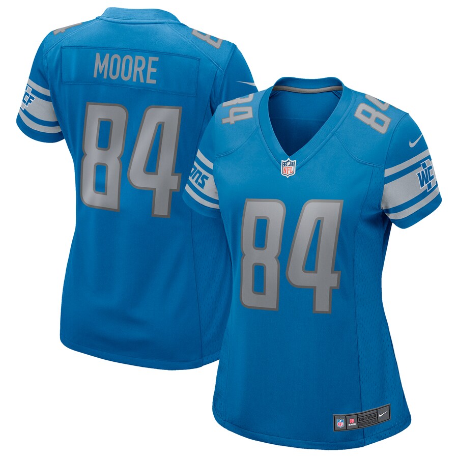 Women's Detroit Lions Herman Moore Nike Blue Game Retired Player Jersey - Jersey