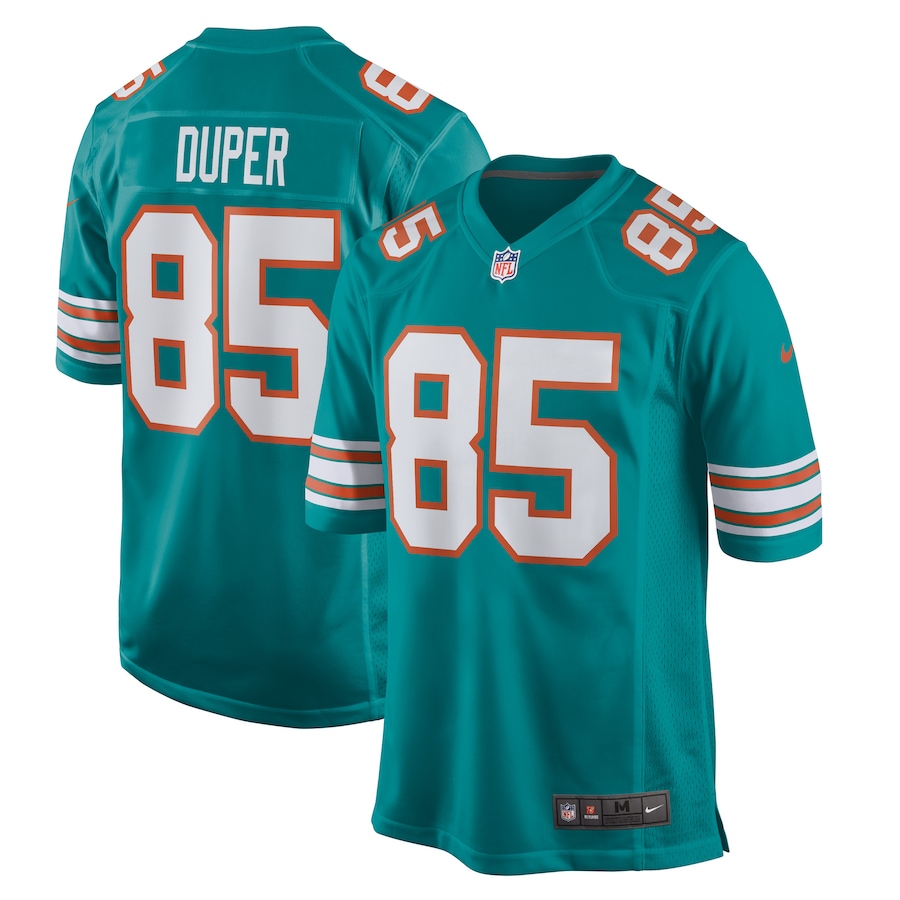 Men's Miami Dolphins Mark Duper Nike Aqua Retired Player Jersey - Jersey