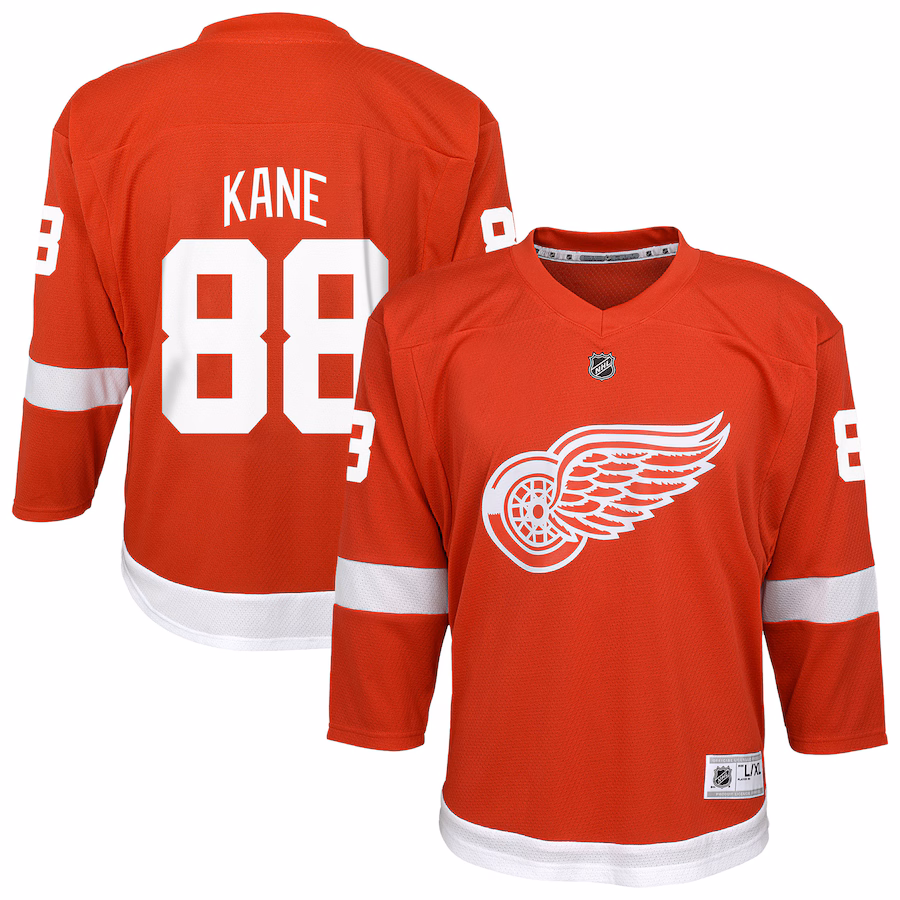 Youth Detroit Red Wings Patrick Kane Red Alternate Replica Player Jersey - Jersey