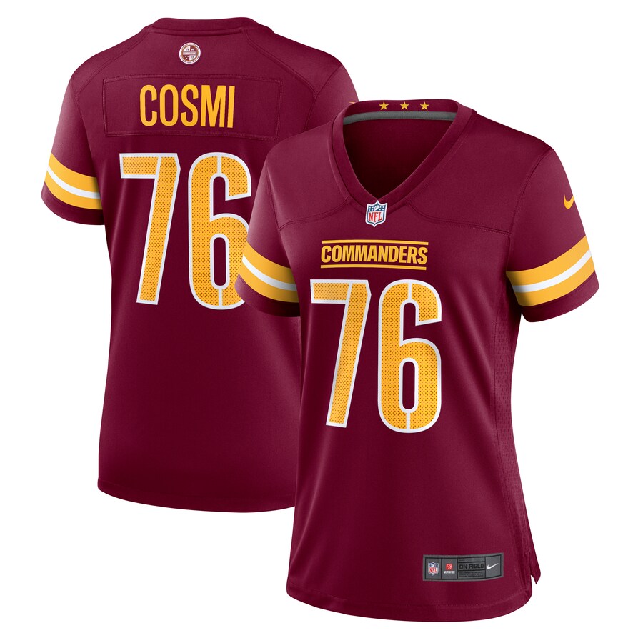 Women's Washington Commanders Sam Cosmi Nike  Burgundy  Game Jersey - Jersey