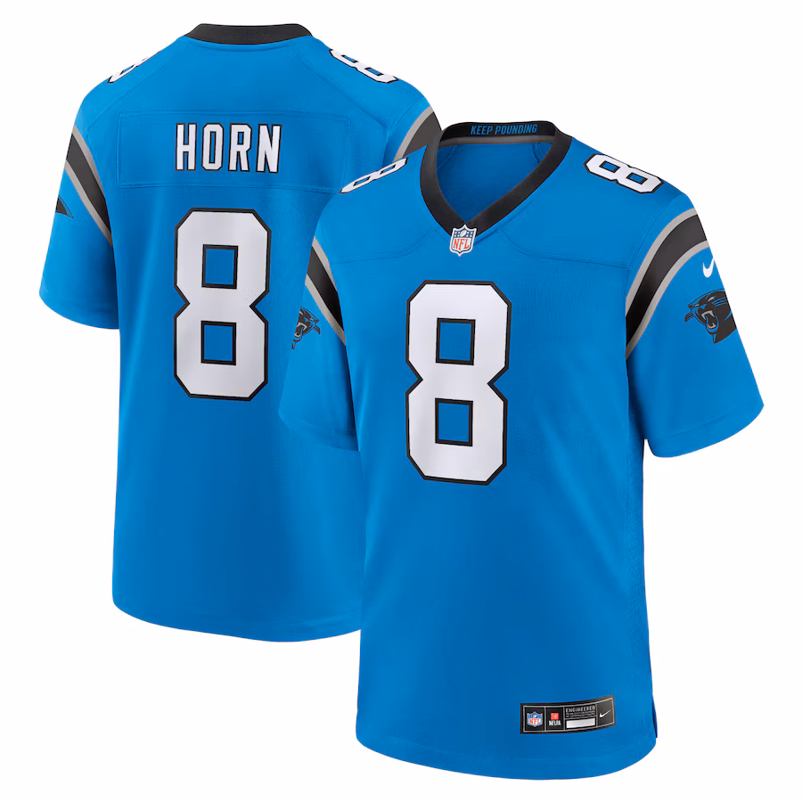 Men's Carolina Panthers Jaycee Horn Nike Blue Alternate Game Jersey - Jersey