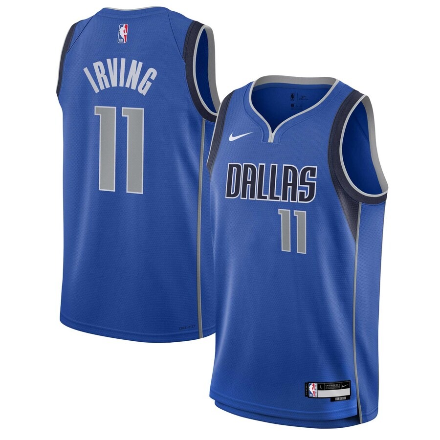 Youth Dallas Mavericks Kyrie Irving Nike Blue Swingman Jersey - Icon Edition - Jersey