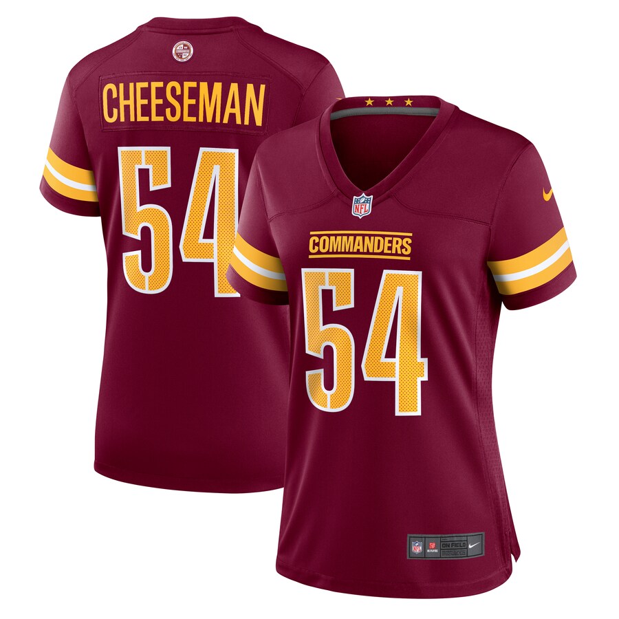Women's Washington Commanders Camaron Cheeseman Nike  Burgundy  Game Jersey - Jersey