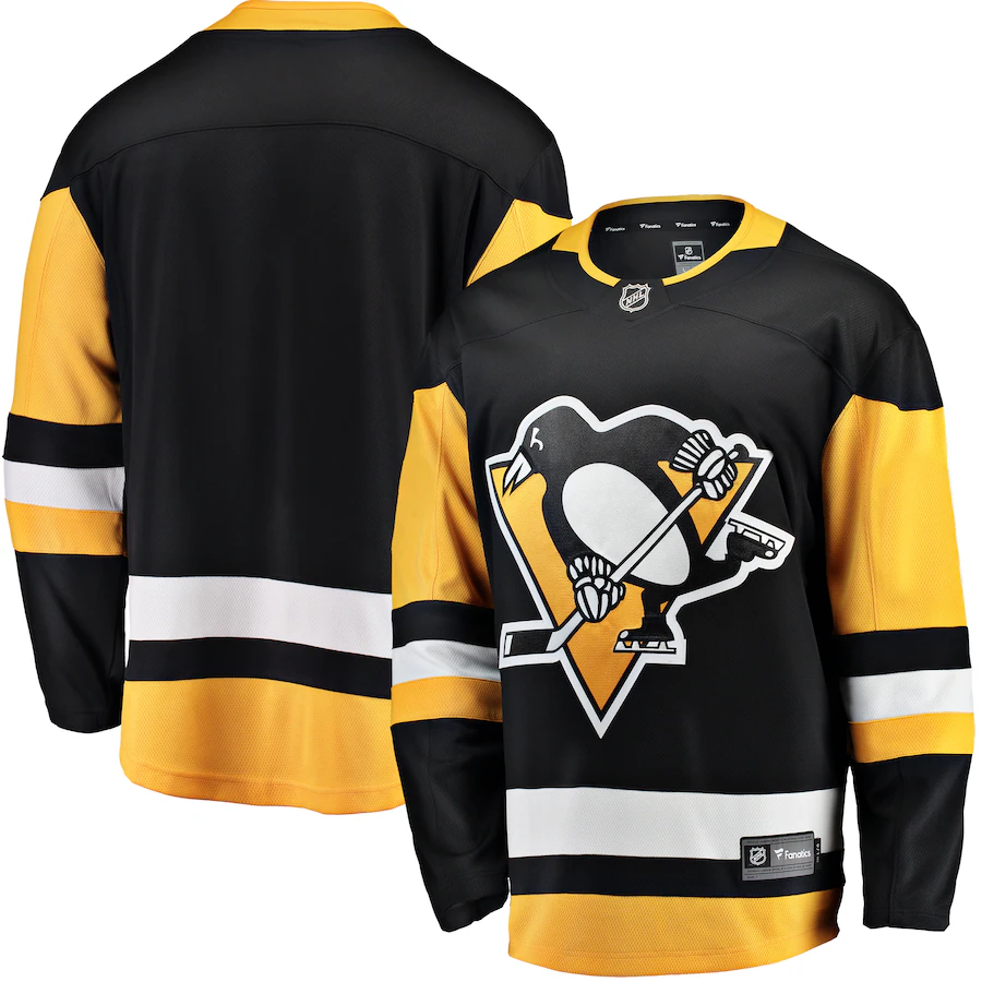 Men's Pittsburgh Penguins Fanatics Black Breakaway Home Jersey - Jersey