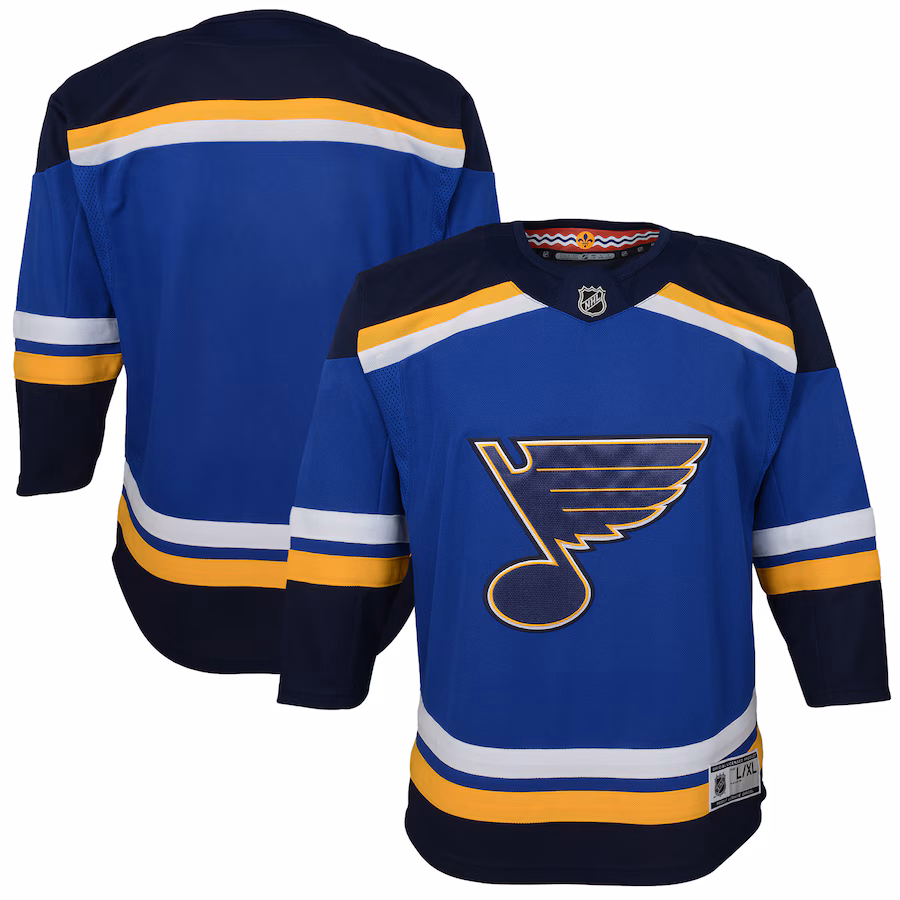 Youth St. Louis Blues Blue Home Premier Jersey - Jersey