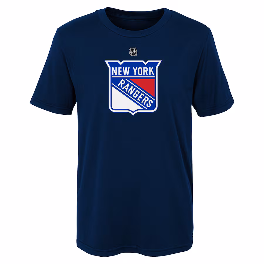 Youth New York Rangers Navy Primary Logo T-Shirt - Jersey