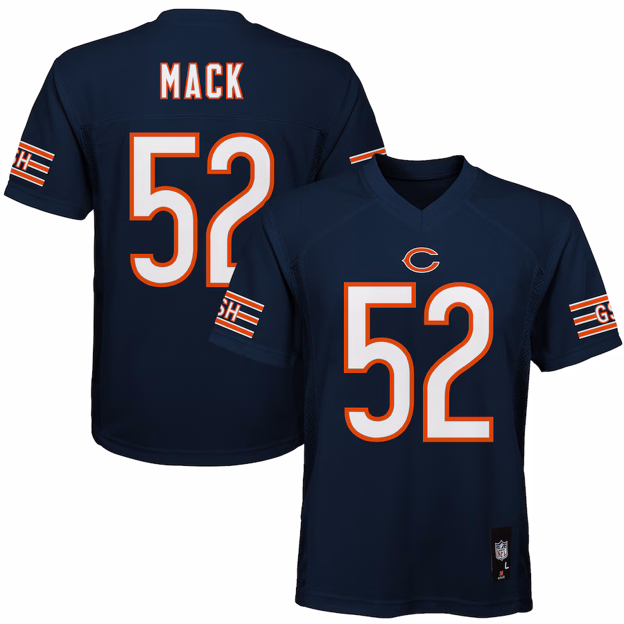 Youth Chicago Bears Khalil Mack Navy Replica Player Jersey - Jersey