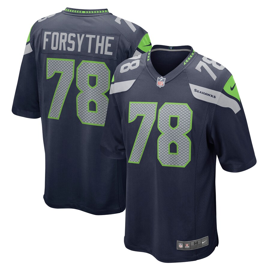 Men's Seattle Seahawks Stone Forsythe Nike College Navy Game Jersey - Jersey