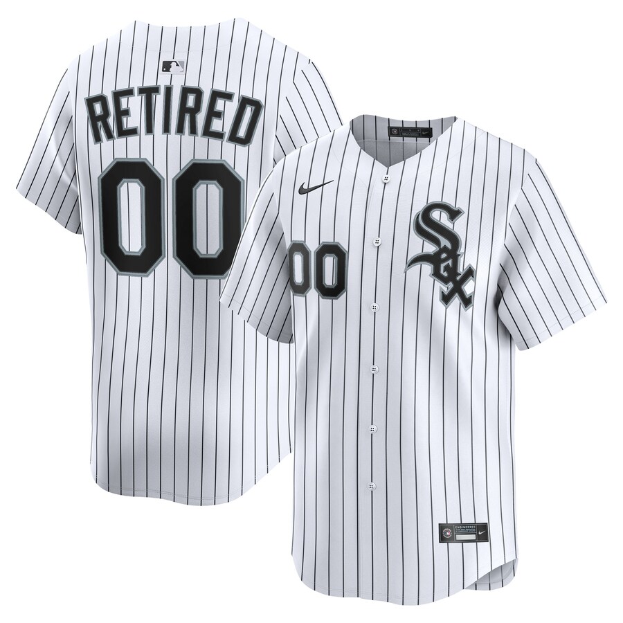 Men's Chicago White Sox Nike White Home Limited Pick-A-Player Retired Roster Jersey - Jersey