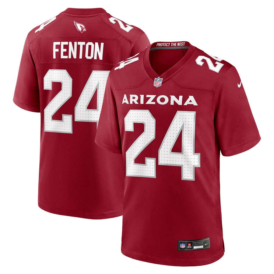 Men's Arizona Cardinals Rashad Fenton Nike Cardinal Game Player Jersey - Jersey