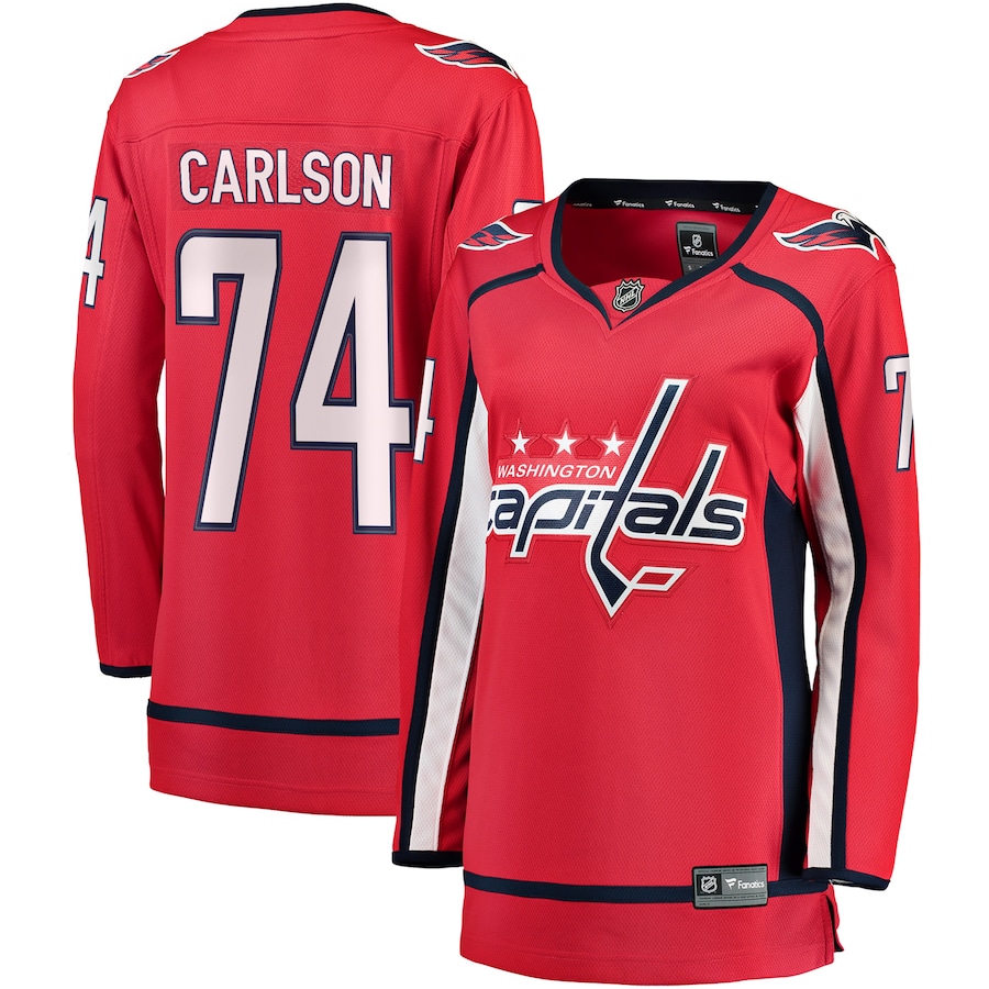 Women's Washington Capitals John Carlson Fanatics Red Breakaway Player Jersey - Jersey