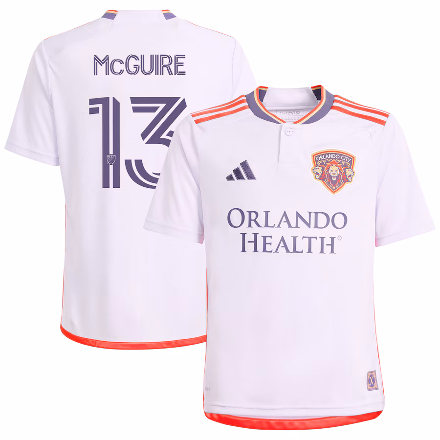 Youth Orlando City SC Duncan McGuire adidas Purple 2024 Legacy Kit Replica Player Jersey - Jersey