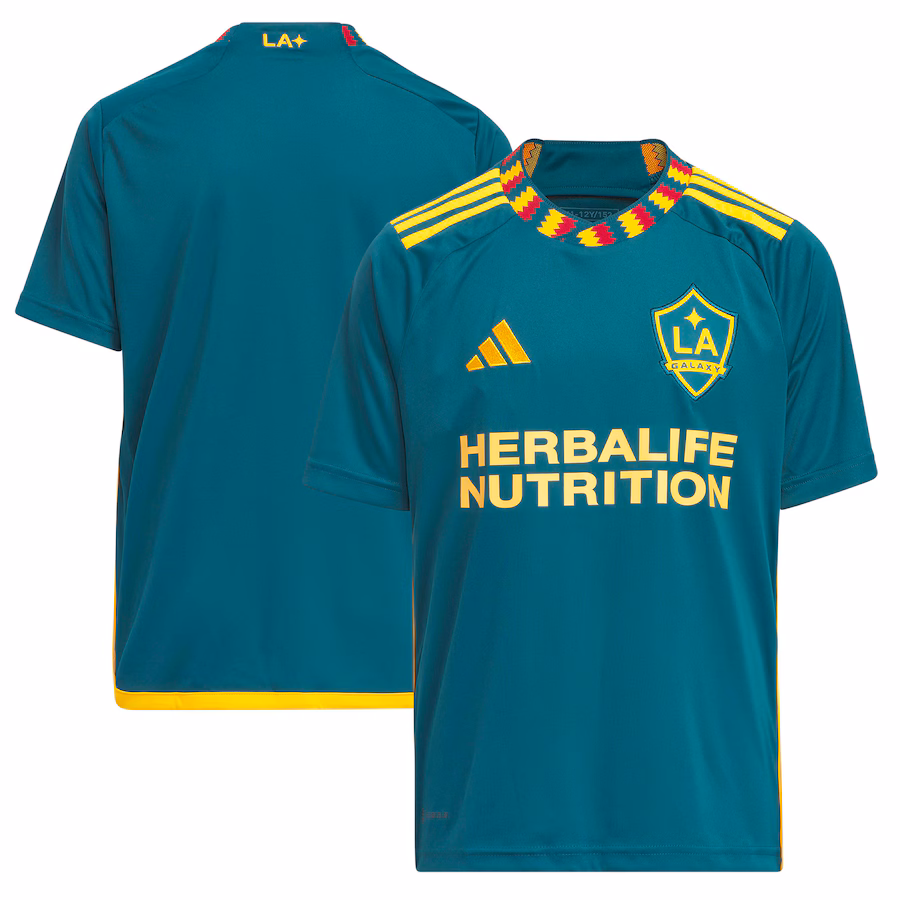 Youth LA Galaxy adidas Green 2023 LA Kit Replica Jersey - Jersey