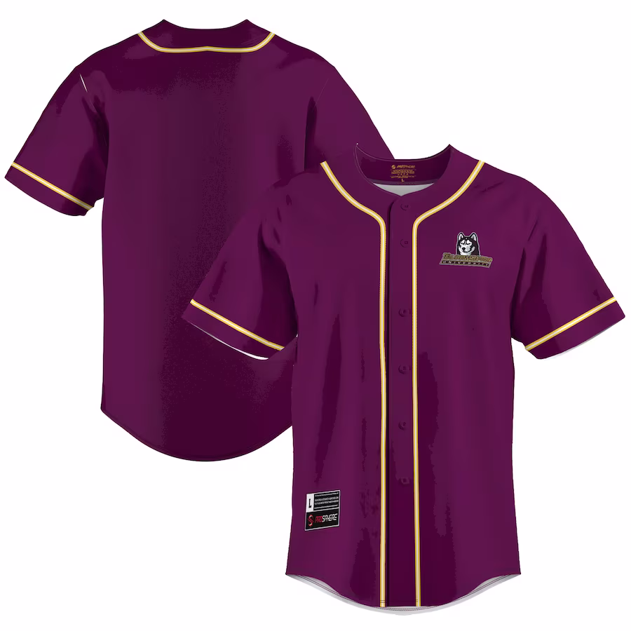 Bloomsburg Huskies GameDay Greats  Lightweight Baseball Jersey - Maroon - Jersey