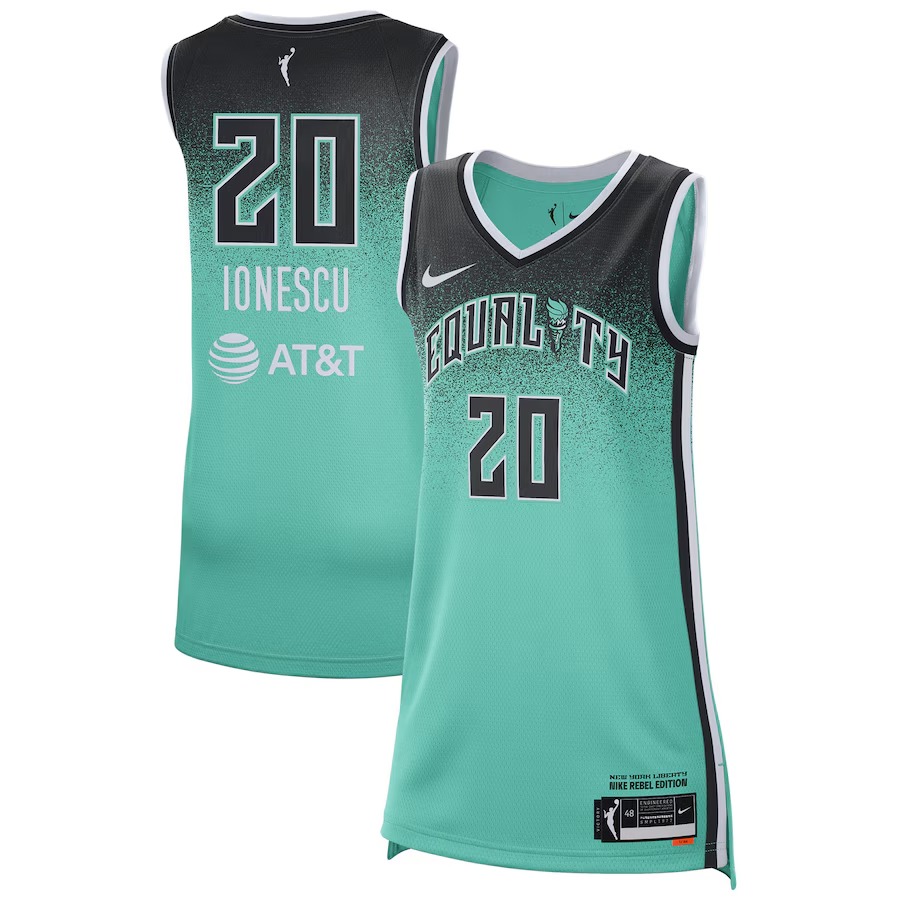 Unisex New York Liberty Sabrina Ionescu Nike Mint Rebel Edition Victory Player Jersey - Jersey