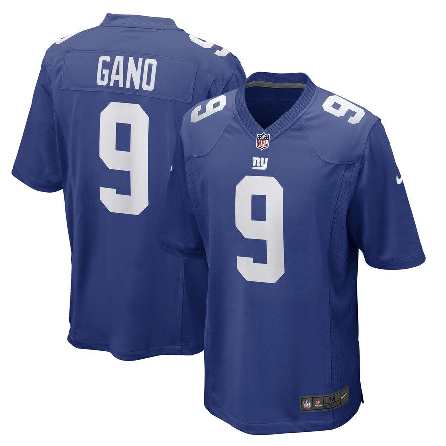 Men's New York Giants Graham Gano Nike Royal Team Game Player Jersey - Jersey