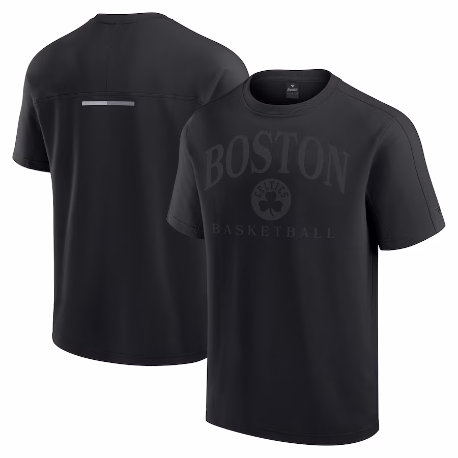 Men's Boston Celtics Fanatics Black Flex Tri-Blend T-Shirt - Jersey