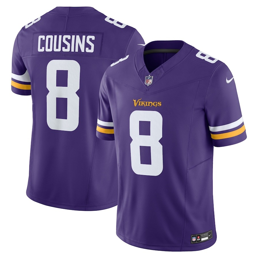 Men's Minnesota Vikings Kirk Cousins Nike Purple Vapor F.U.S.E. Limited Jersey - Jersey