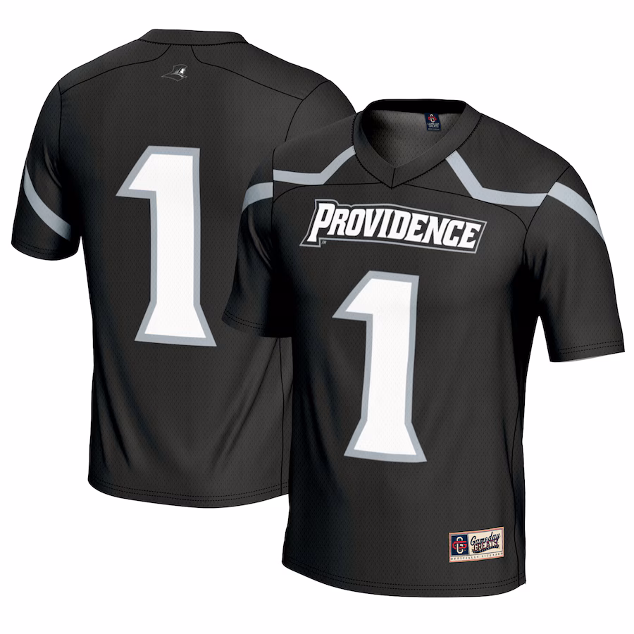 Youth GameDay Greats #1 Black Providence Friars Lightweight Lacrosse Jersey - Jersey
