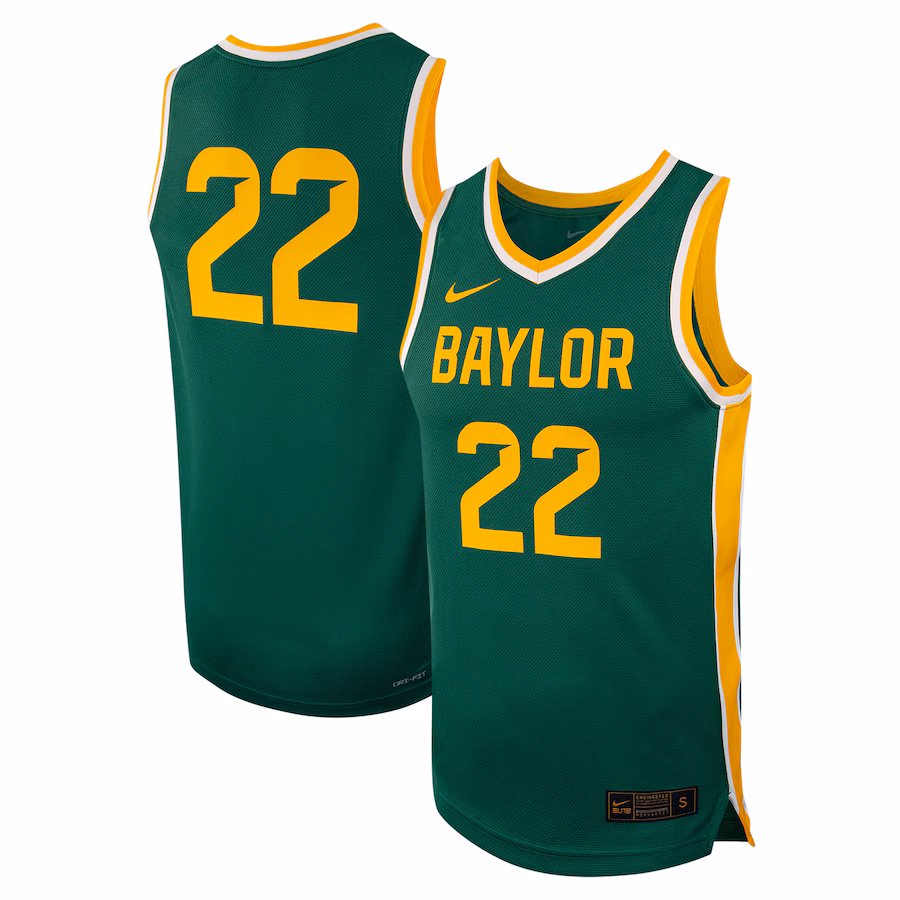 Unisex Nike #24 Green Baylor Bears Team Replica Basketball Jersey - Jersey
