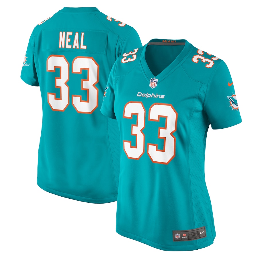 Women's Miami Dolphins Siran Neal Nike Aqua Game Jersey - Jersey