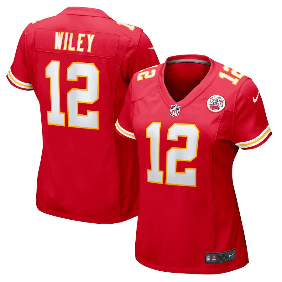 Women's Kansas City Chiefs Jared Wiley Nike Red Game Jersey - Jersey
