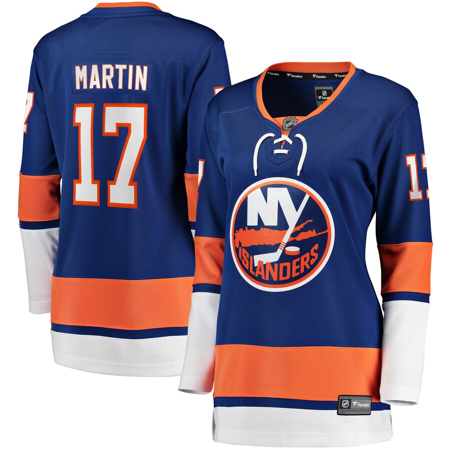 Women's New York Islanders Matt Martin Fanatics Branded Royal Home Team Breakaway Player Jersey - Jersey