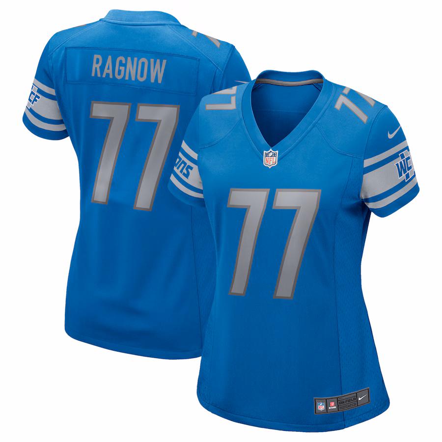 Women's Nike Frank Ragnow Blue Detroit Lions Game Jersey - Jersey