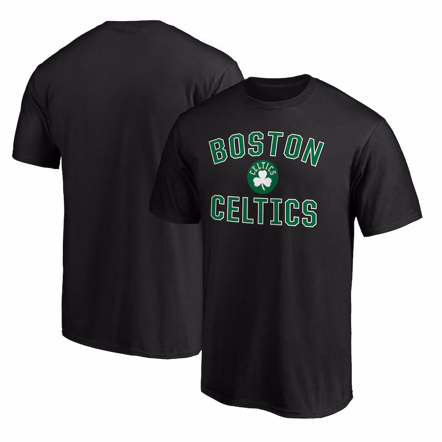 Men's Boston Celtics  Black Victory Arch T-Shirt - Jersey