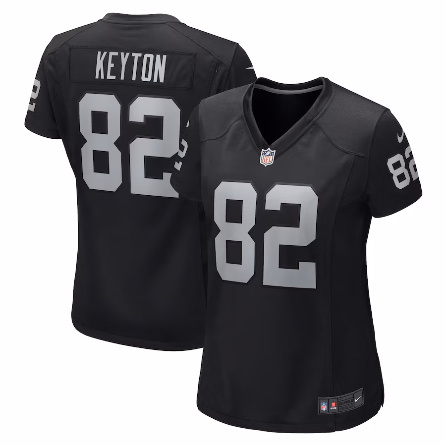 Women's Las Vegas Raiders Ramel Keyton Nike Black Game Jersey - Jersey