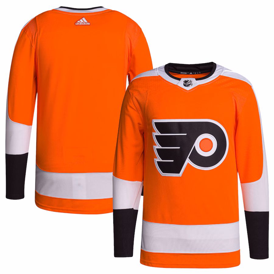 Men's Philadelphia Flyers adidas Orange Home Primegreen Authentic Blank Jersey - Jersey