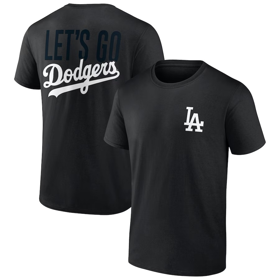 Men's Los Angeles Dodgers Black In It To Win It T-Shirt - Jersey