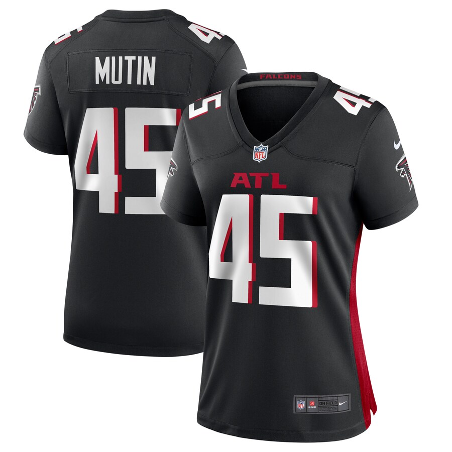 Women's Atlanta Falcons Donavan Mutin Nike  Black  Game Jersey - Jersey