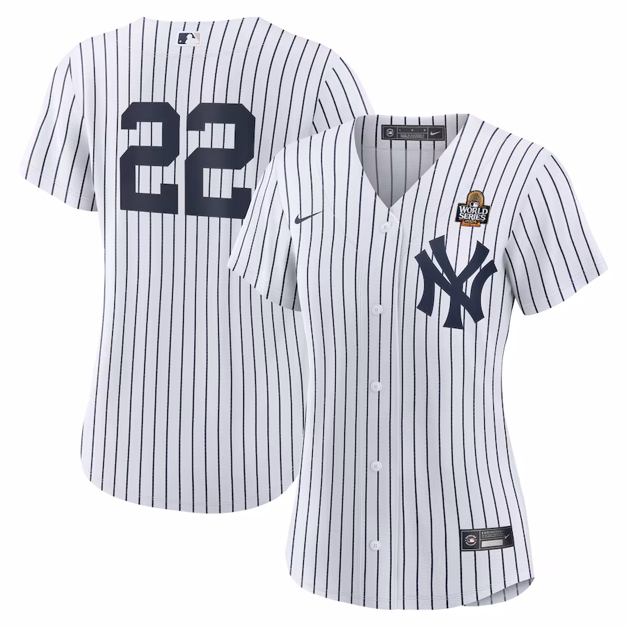 Women's New York Yankees Juan Soto Nike White 2024 World Series Home Replica Player Jersey - Jersey
