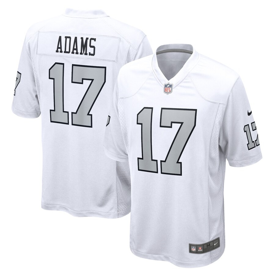 Men's Las Vegas Raiders Davante Adams Nike White Alternate Game Jersey - Jersey