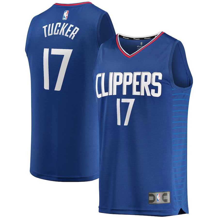 Men's LA Clippers PJ Tucker Fanatics Royal Fast Break Player Jersey - Icon Edition - Jersey