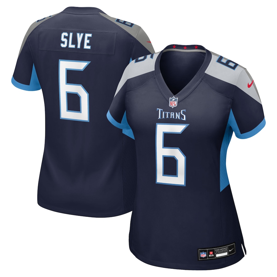 Women's Tennessee Titans Joey Slye Nike Navy Team Game Jersey - Jersey