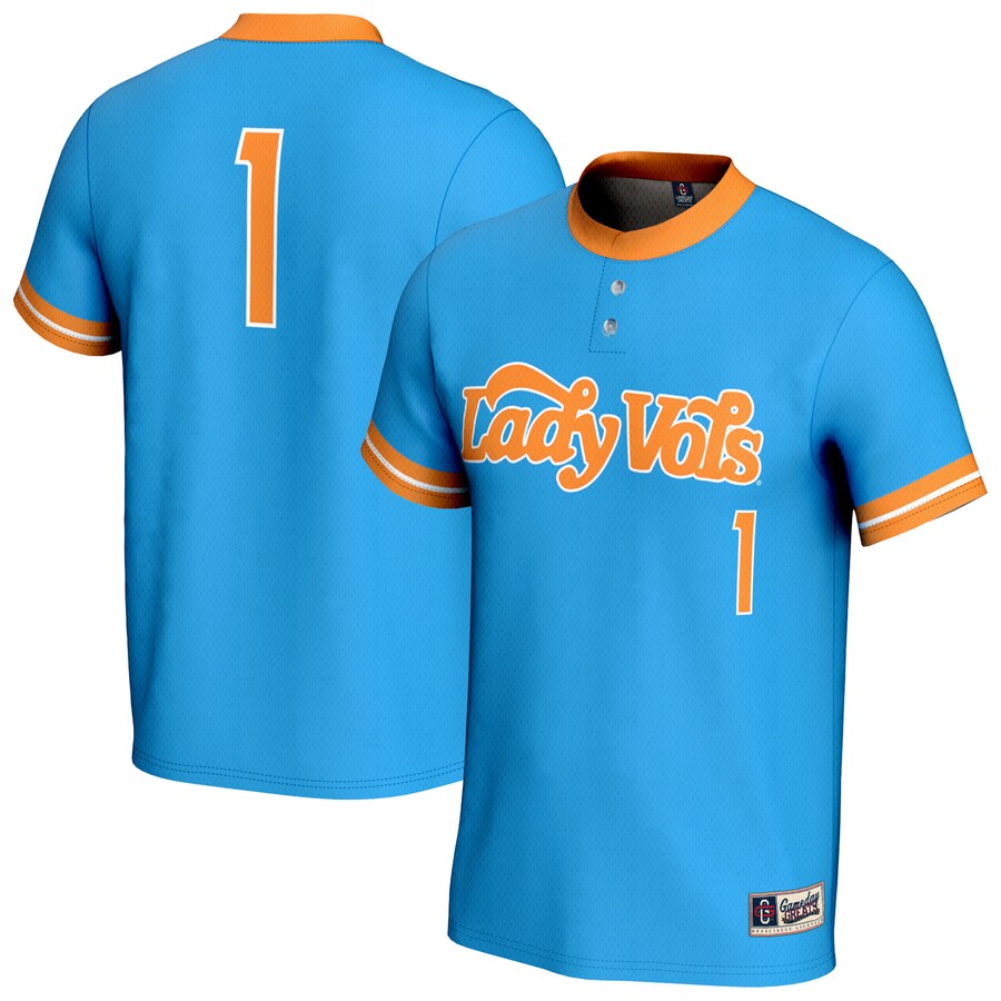 Unisex GameDay Greats  Blue Tennessee Volunteers Softball Fashion Jersey - Jersey