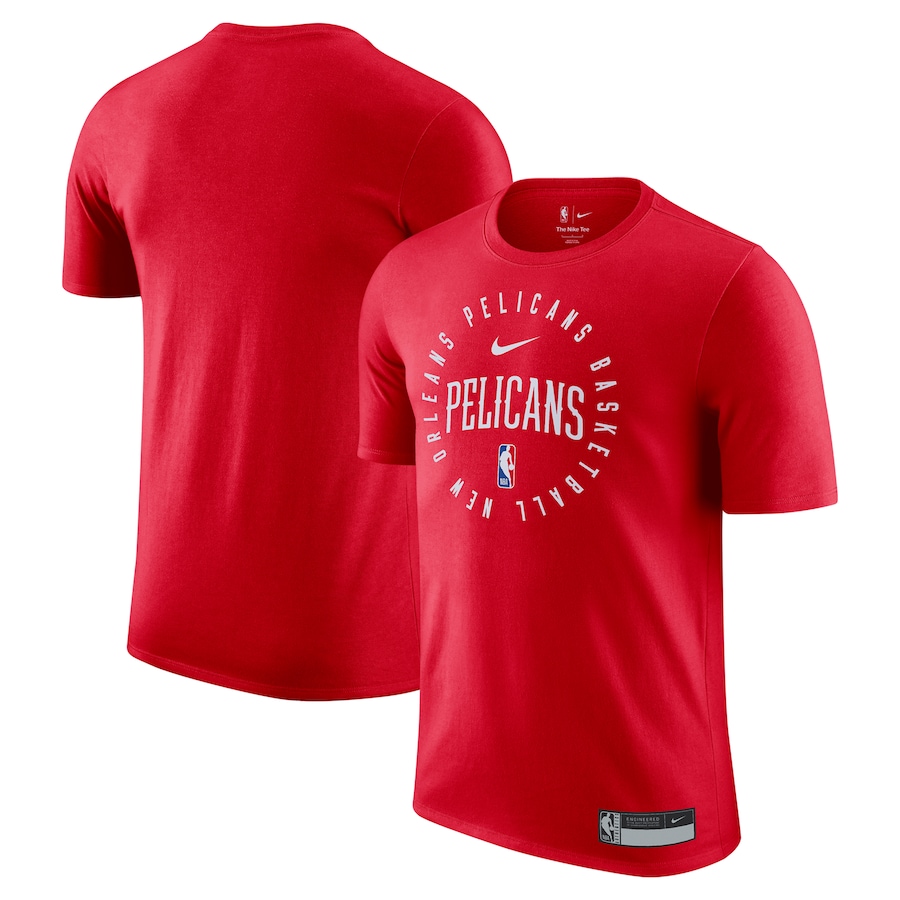 Men's New Orleans Pelicans Nike Red 2024/25 Legend On-Court Practice Performance T-Shirt - Jersey