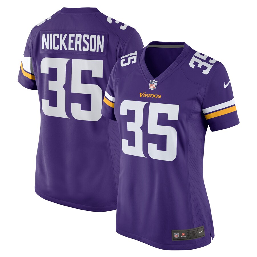 Women's Minnesota Vikings Parry Nickerson Nike Purple Home Game Player Jersey - Jersey